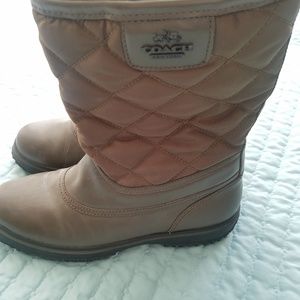New! Extra warm Coach Snow Boots, size 6.5M